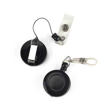 Retractable Plastic Badge Holder Pull Reel